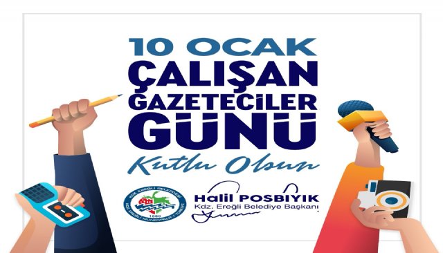 10 Ocak Çalışan Gazeteciler Günü